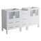 Fresca Torino 60" White Modern Bathroom Cabinets FCB62-241224WH