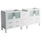 Fresca Torino 72" White Modern Bathroom Cabinets FCB62-301230WH