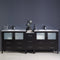 Fresca Torino 84" Espresso Modern Double Sink Bathroom Cabinets with Integrated Sinks FCB62-361236ES-I