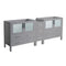 Fresca Torino 83" Gray Modern Bathroom Cabinet FCB62-361236GR