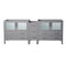Fresca Torino 83" Gray Modern Bathroom Cabinet FCB62-361236GR