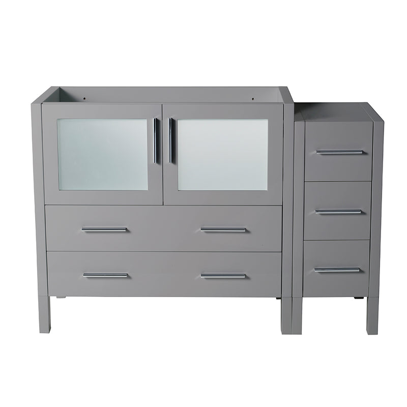 Fresca Torino 48" Gray Modern Bathroom Cabinets FCB62-3612GR