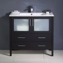 Fresca Torino 36" Espresso Modern Bathroom Cabinet with Integrated Sink FCB6236ES-I