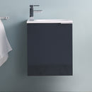 Fresca Valencia 20" Dark Slate Gray Wall Hung Modern Bathroom Vanity FCB8003GG-I