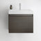 Fresca Nano 24" Gray Oak Modern Bathroom Cabinet with Integrated Sink FCB8006GO-I