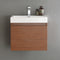 Fresca Nano 24" Teak Modern Bathroom Cabinet with Integrated Sink FCB8006TK-I