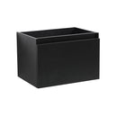 Fresca Mezzo 30" Black Wall Hung Modern Bathroom Cabinet FCB8007BW