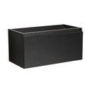 Fresca Mezzo 36" Black Wall Hung Modern Bathroom Cabinet FCB8008BW