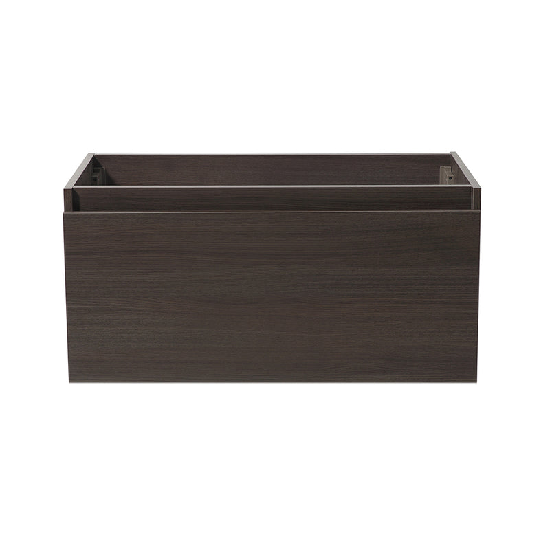 Fresca Mezzo 36" Gray Oak Wall Hung Modern Bathroom Cabinet FCB8008GO