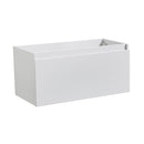 Fresca Mezzo 36" White Wall Hung Modern Bathroom Cabinet FCB8008WH