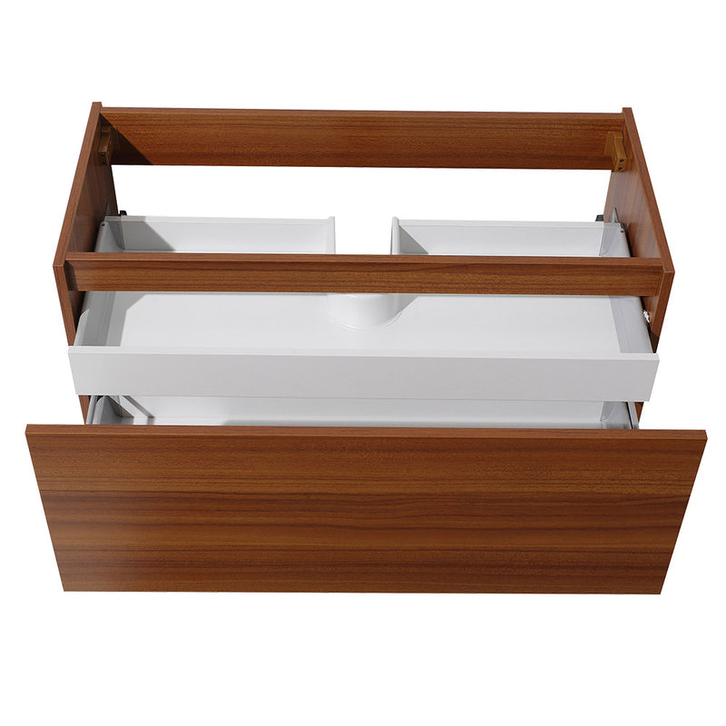 Fresca Mezzo 39" Teak Modern Bathroom Cabinet FCB8010TK