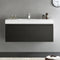 Fresca Mezzo 48" Black Wall Hung Modern Bathroom Cabinet with Integrated Sink FCB8011BW-I