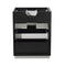 Fresca Livello 24" Black Modern Bathroom Cabinet FCB8024BW