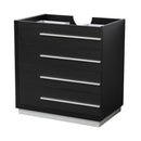 Fresca Livello 30" Black Modern Bathroom Cabinet FCB8030BW