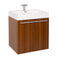 Fresca Alto 23" Teak Modern Bathroom Cabinet w/ Integrated Sink FCB8058TK-I