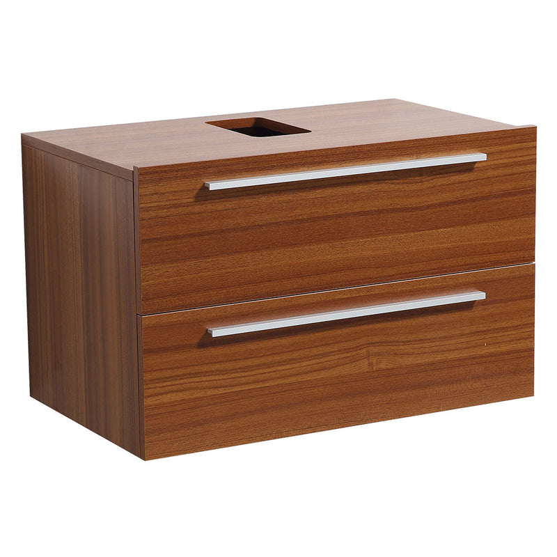 Fresca Medio 32" Teak Modern Bathroom Cabinet FCB8080TK