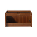 Fresca Vista 30" Teak Wall Hung Modern Bathroom Cabinet FCB8089TK