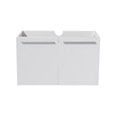 Fresca Vista 30" White Wall Hung Modern Bathroom Cabinet FCB8089WH