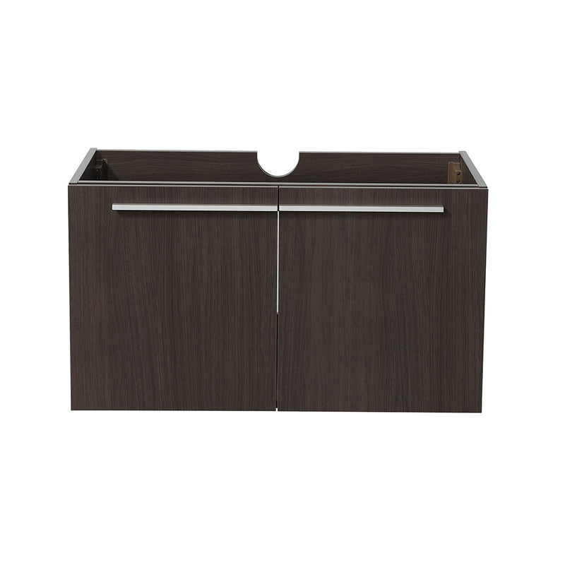 Fresca Vista 36" Black Modern Bathroom Cabinet FCB8090GO