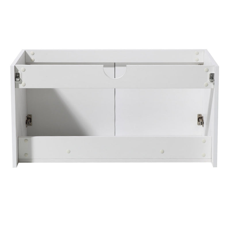 Fresca Vista 36" White Modern Bathroom Base Cabinet FCB8090WH