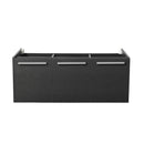 Fresca Vista 48" Black Wall Hung Modern Bathroom Cabinet FCB8092BW