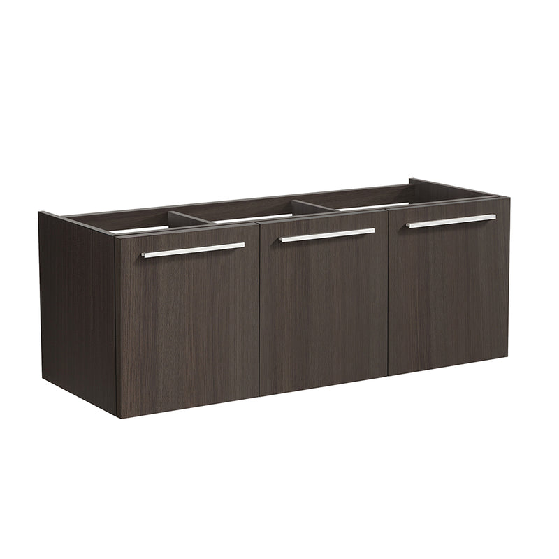 Fresca Vista 48" Gray Oak Wall Hung Modern Bathroom Cabinet FCB8092GO