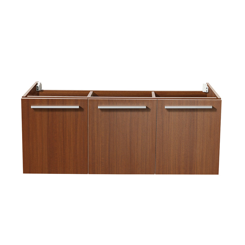 Fresca Vista 48" Teak Wall Hung Modern Bathroom Cabinet FCB8092TK