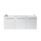 Fresca Vista 48" White Wall Hung Modern Bathroom Cabinet FCB8092WH