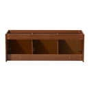 Fresca Vista 60" Teak Wall Hung Single Sink Modern Bathroom Cabinet FCB8093TK