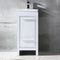 Fresca Allier 16" White Modern Bathroom Cabinet with Sink FCB8118WH-I