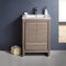 Fresca Allier 24" Gray Oak Modern Bathroom Cabinet with Sink FCB8125GO-I