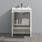 Fresca Allier Rio 24" Ash Gray Modern Bathroom Cabinet with Sink FCB8125HA-I