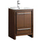 Fresca Allier 24" Wenge Brown Modern Bathroom Cabinet w/ Sink FCB8125WG-I