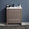 Fresca Allier 30" Gray Oak Modern Bathroom Cabinet with Sink FCB8130GO-I