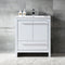 Fresca Allier 30" White Modern Bathroom Cabinet with Sink FCB8130WH-I