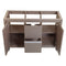 Fresca Allier 48" Gray Oak Modern Bathroom Cabinet FCB8148GO