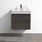 Fresca Valencia 24" Gray Oak Wall Hung Modern Bathroom Vanity FCB8324GO-I