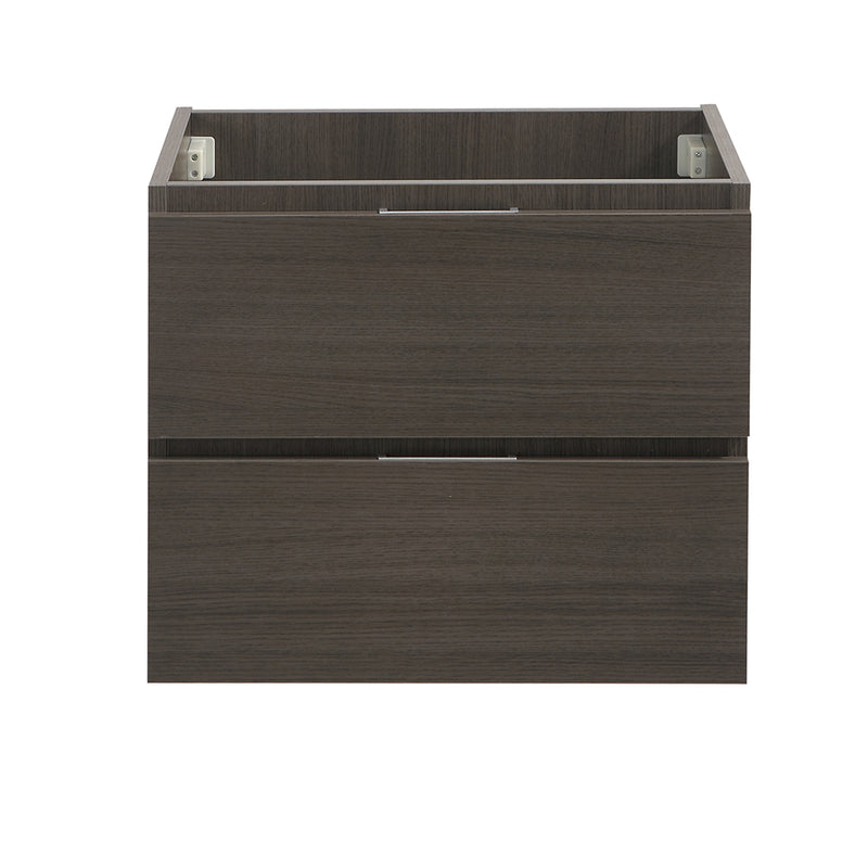 Fresca Valencia 24" Gray Oak Wall Hung Modern Bathroom Cabinet FCB8324GO