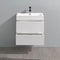 Fresca Valencia 24" Glossy White Wall Hung Modern Bathroom Vanity FCB8324WH-I