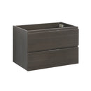 Fresca Valencia 30" Gray Oak Wall Hung Modern Bathroom Cabinet  FCB8330GO