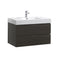 Fresca Valencia 36" Gray Oak Wall Hung Modern Bathroom Vanity  FCB8336GO-I