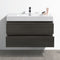 Fresca Valencia 40" Gray Oak Wall Hung Modern Bathroom Vanity FCB8342GO-I