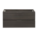 Fresca Valencia 40" Gray Oak Wall Hung Modern Bathroom Cabinet FCB8342GO