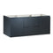 Fresca Valencia 48" Dark Slate Gray Wall Hung Double Sink Modern Bathroom Cabinet FCB8348GG-D