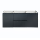 Fresca Valencia 48" Dark Slate Gray Wall Hung Single Sink Modern Bathroom Cabinet FCB8348GG