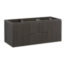 Fresca Valencia 48" Gray Oak Wall Hung Double Sink Modern Bathroom Cabinet  FCB8348GO-D