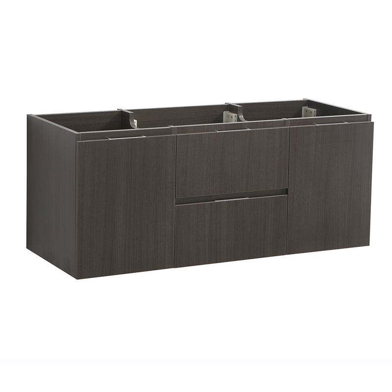 Fresca Valencia 48" Gray Oak Wall Hung Single Sink Modern Bathroom Cabinet  FCB8348GO