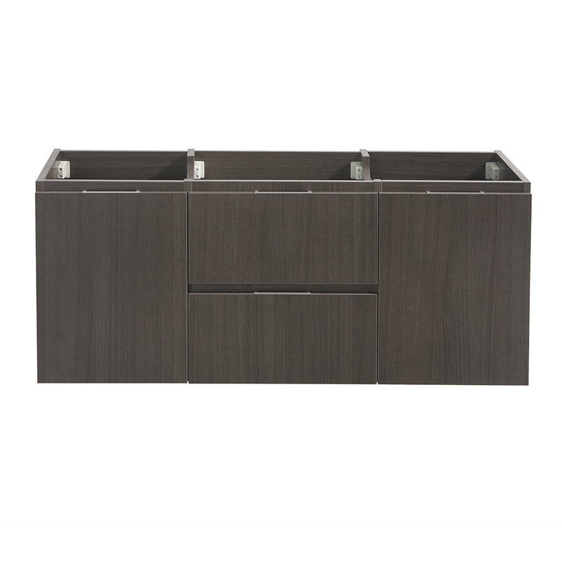 Fresca Valencia 48" Gray Oak Wall Hung Single Sink Modern Bathroom Cabinet FCB8348GO