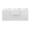 Fresca Valencia 48" Glossy White Wall Hung Double Sink Modern Bathroom Cabinet FCB8348WH-D