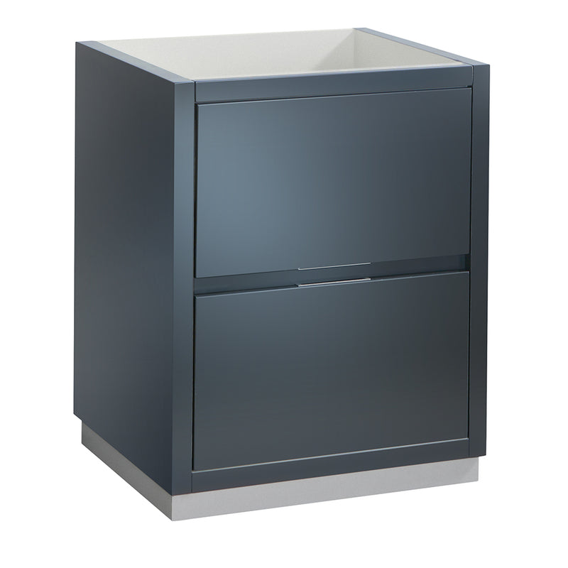 Fresca Valencia 24" Dark Slate Gray Free Standing Modern Bathroom Cabinet  FCB8424GG